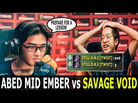 ABED MID EMBER vs 23SAVAGE(smurf) VOID SPIRIT - TOP MMR BATTLE | DOTA 2 Gameplay