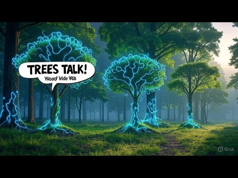 How trees secretly talk to each other in the forest: The Wood Wide Web!
