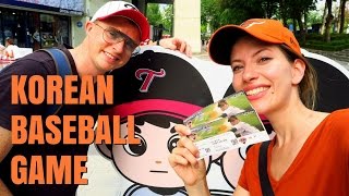 Watching a Korean Baseball Game in Seoul, Korea (KBO 리그 - LG 트윈스 프로야구단)
