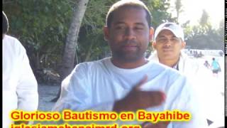 preview picture of video 'Glorioso Bautismo en Bayahibe, Iglesia Mahanaim La Romana'