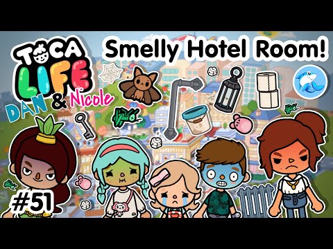 Toca Life City | The Smelly Hotel Room!? #51 (Dan and Nicole series)