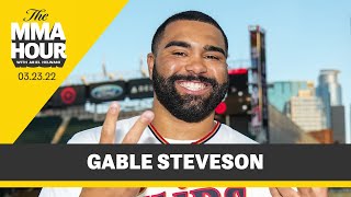 Gable Steveson Names Brock Lesnar as 'Dream Matchup' in WWE - MMA Fighting video