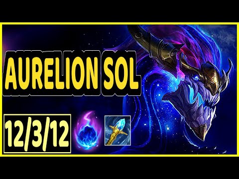 AURELION SOL VS KATARINA - 12/3/12 KDA MID GAMEPLAY DIAMOND IV