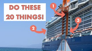 20 THINGS You MUST DO On Your Celebrity EDGE Class Cruise!
