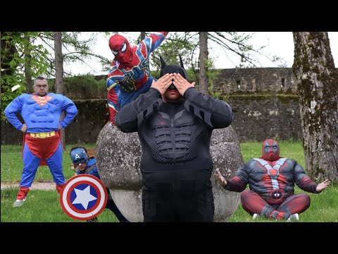 Superheroes Play Hide and Seek