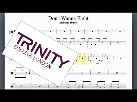 Don't Wanna Fight Trinity Grade 3 Drums
