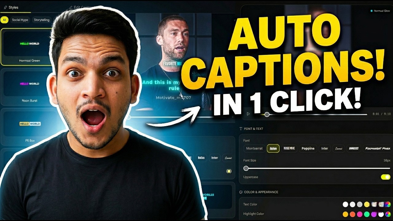 How to Add Auto Captions on Video (FREE) Auto Subtitles for Video