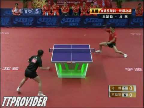 Chinese Trials (5) 2010:  Ma Lin - Wang Liqin