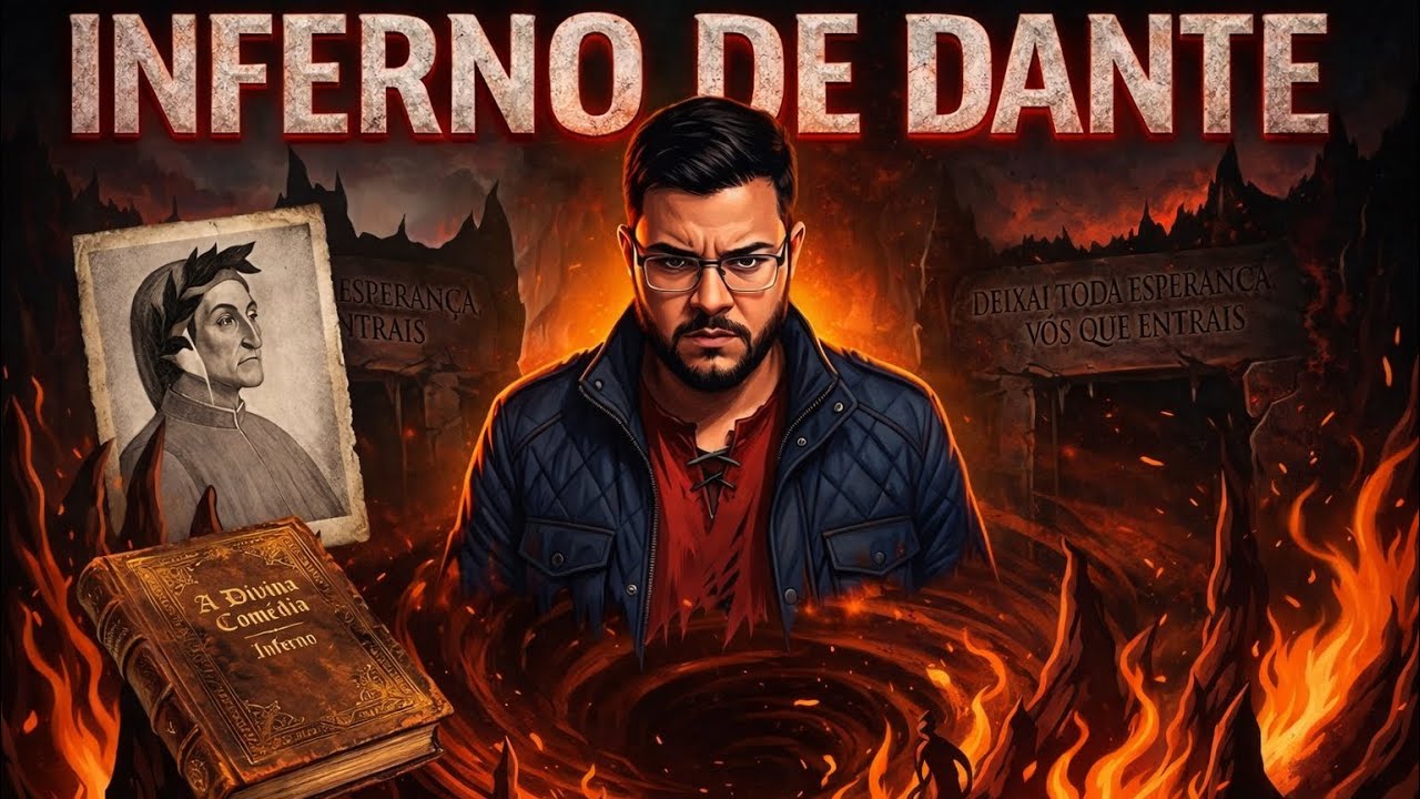 A divina comédia- Inferno de Dante Alighieri de forma objetiva.