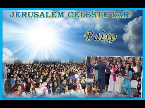 KIT VOZ p Ensaio - Jerusalém - CS: 15 - BAIXO - Coral Brilho Celeste AD. Itabira - Hélio Magalhães