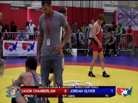 FILA Junior Freestyle Challenge Tournament Final 66kg - Jason Chamberlain vs. Jordan Oliver