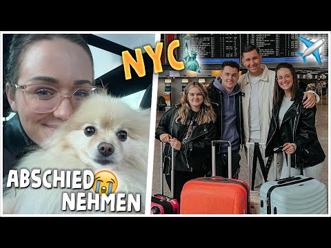TRÄNENREICHER ABSCHIED!😭 NYC wir kommen!🗽😍 mit Hans & Vici | kobexmone