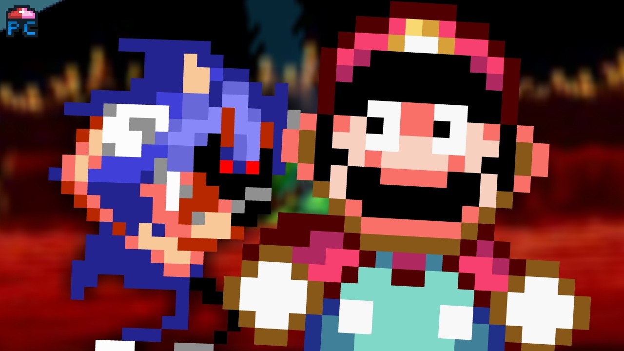 Mario VS Sonic.EXE | Mario Animation
