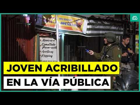 Joven de 19 años murió acribillado en la vía pública en Puente Alto: Recibió 7 disparos