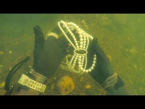 Found Jewelry Underwater in River While Scuba Diving for Lost Valuables! (Unbelievable)
