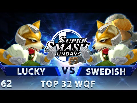 SSS 62 - Lucky (Fox) vs. Swedish Delight (Sheik/Fox) - SSBM Top 32 Winners Quarters - Smash Melee