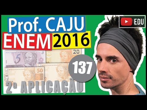 [ENEM 2016 2Ap] 137 📓 PROBABILITY A box contains a R$5.00 bill, a R$20.00 bill and two R$10.00 bi...