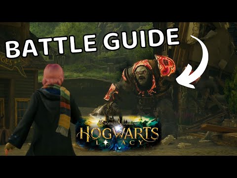 How to Beat The Troll in Hogsmeade | Quick Battle Guide to First Boss Battle in Hogwarts Legacy