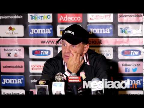 Iachini (allenatore Palermo) dopo 12-0 al Calciochiese 08-08-2014 by Mediagol.it