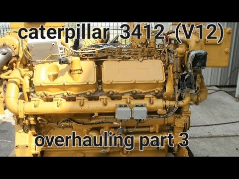 cat 3412 overhauling (part 3) #dieselengine #shorts #cat