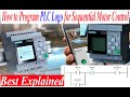 How To Program PLC Logo For Sequential Motor Control Plc