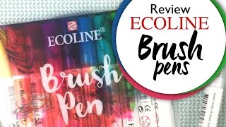 TALENS ECOLINE BRUSH PEN - FEUTRE AQUARELLE LIQUIDE AVEC POINTE PINCEAU