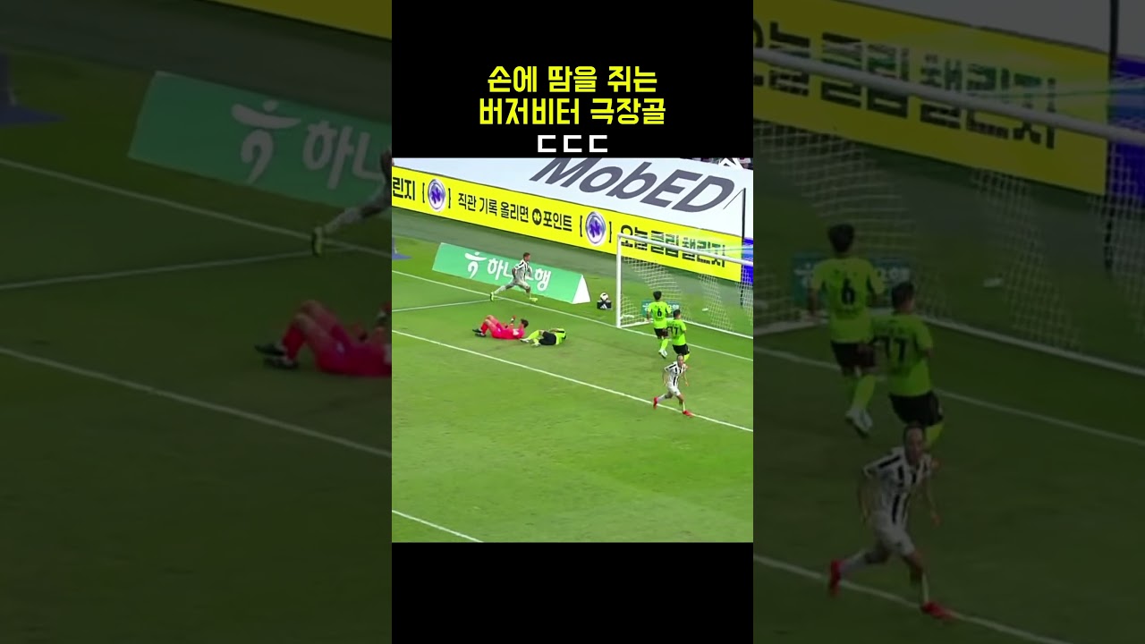 손에 땀을 쥐는 버저비터 극장골 ㄷㄷㄷ #축구 #like #football #shortsfeed #soccer #kleague #k리그 #fcseoul