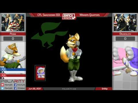 CFL Smackdown 133 Melee - Pengie (Fox) vs Drunksloth (ICs) - Winners Quarters