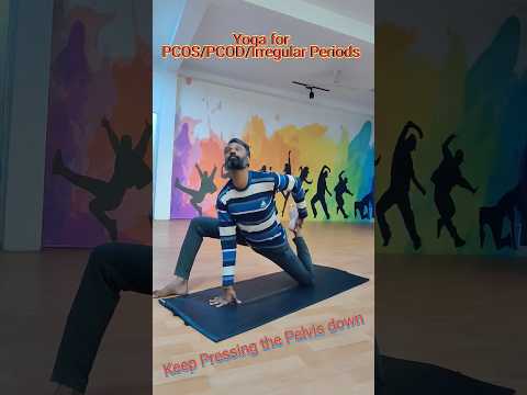 Yoga for PCOS/PCOD/Irregular Periods #pcosyoga #menstrualhealth #shorts #yogagurushailendra