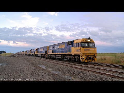 7MP5 Pacific National Container Freight Train (6/11/2021) - PoathTV Australian Railways