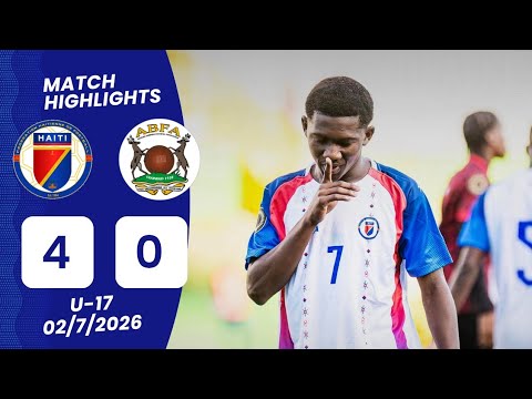 Haiti vs Antigua and Barbuda U-17 qualifications Round