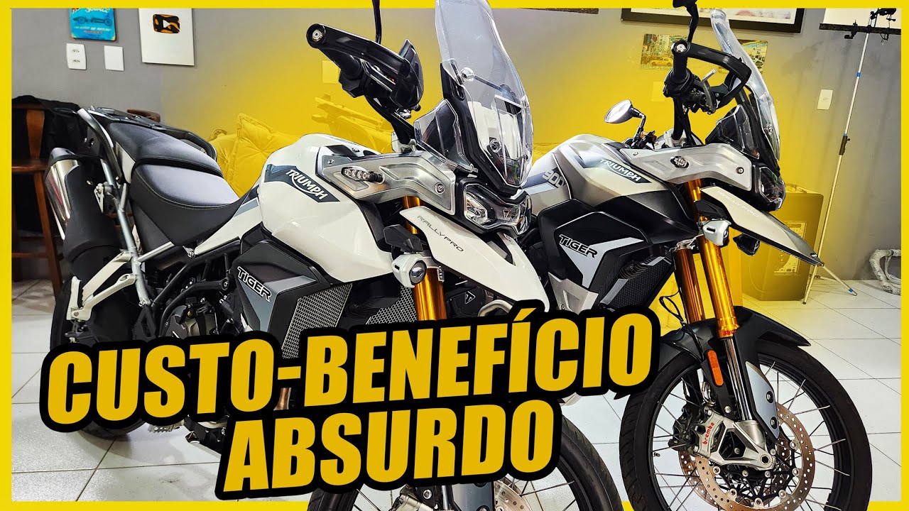 TRIUMPH TIGER 900 É "BARATA" E RECHEADA DE TECNOLOGIA *TRIUMPH TIGER 900 RALLY PRO*