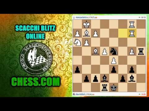 SCACCHI Partite Online 29 - chess.com - Tappeto rosso sulla colonna B
