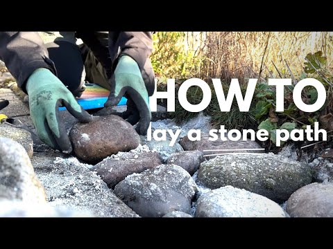 How to Build a Stone Path in the Garden | Perennial Garden