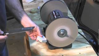 Do you want Razor Sharp knives. I&#39;ll show you how using a new product and a bench grinder