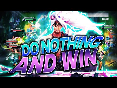 DO NOTHING AND GET CARRIED TO A WIN WITH YASUO (Ft Doaenel)