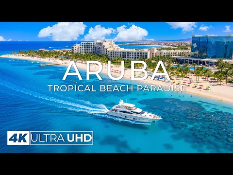 [4K] Aruba 2025 🇦🇼 Explore the Beauty of Aruba’s Desert & Beaches Aerial Views - WONDER PLACES 4K