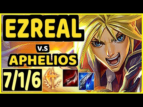 ABLE (EZREAL) vs APHELIOS - 7/1/6 KDA BOTTOM ADC CHALLENGER GAMEPLAY - KR