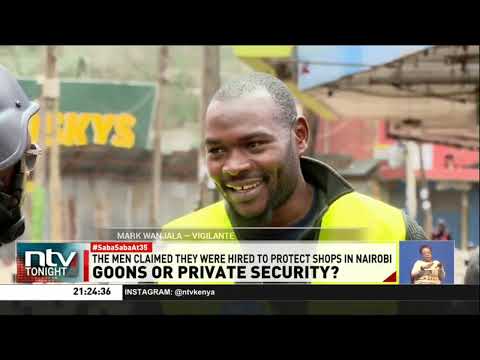  Goons or private security? 