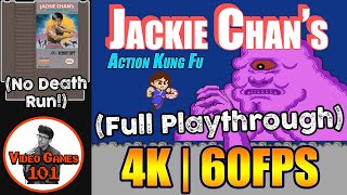 Jackie Chan's Action Kung Fu | No Death Playthrough | 4K 60FPS | Video Games 101