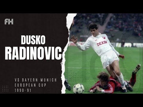 Dusko Radinovic ● Skills ● Bayern Munich 1-2 Crvena Zvezda ● European Cup 1990-91