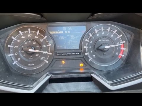 90mph (145kmph) 2022 Honda Forza 125 J. Costa Pro Variator 11g Weights Centre Stand Top Max Speed
