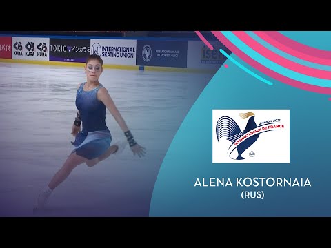Alena Kostornaia (RUS) | Women FS | Internationaux de France 2021  | #GPFigure
