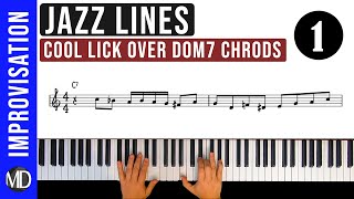 Jazz Line #1 - How to play pro-sounding jazz lines
