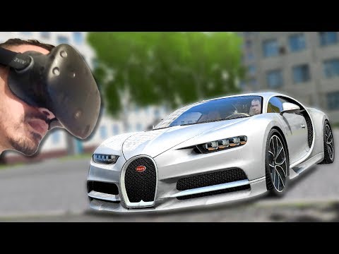 BUGATTI CHIRON VR - CITY CAR DRIVING - HTC VIVE