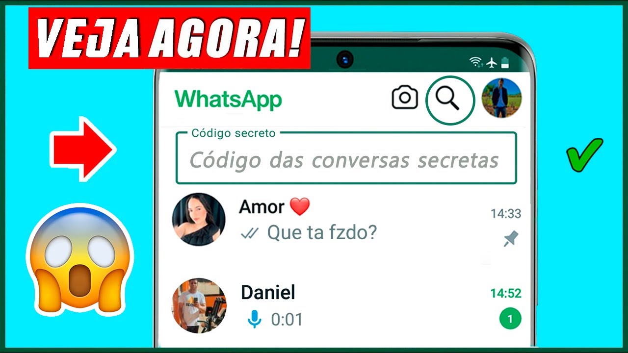 OLHA ISSO!! Nova Função SECRETA do WhatsApp que Oculta Conversas e Contatos 😱