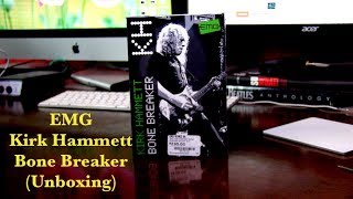 Video thumbnail for EMG Bone Breaker Kirk Hammett Pickups (Unboxing) by Cryptic Mask Guitar