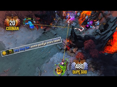 New PUDGE WARS version!!! Fake Pudge COOMAN ft Real Pudge GOD QUPE | Pudge Official