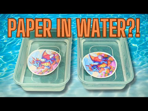 What Not To Do With Water Slide Paper!