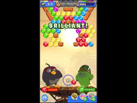 Angry Birds POP 2 Level 222 - NO BOOSTERS 😠🐦📌 | SKILLGAMING ✔️